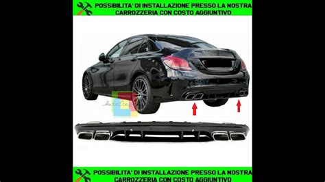 Schema di montaggio diffusore posteriore Mercedes Classe E
