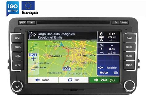 Dettaglio mappa di navigazione Skoda
