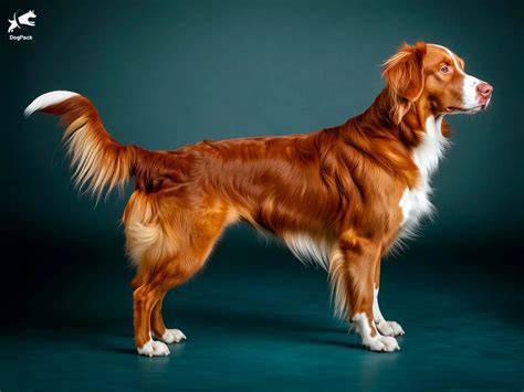Nova Scotia Duck Tolling Retriever che pratica agility dog