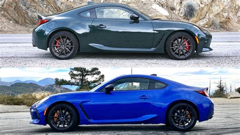 Differenze estetiche tra Subaru BRZ e Toyota GR86