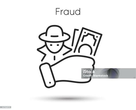 Icona di allerta e simbolo di frode online