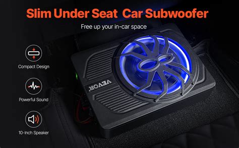 Schema di installazione di un subwoofer sotto un sedile