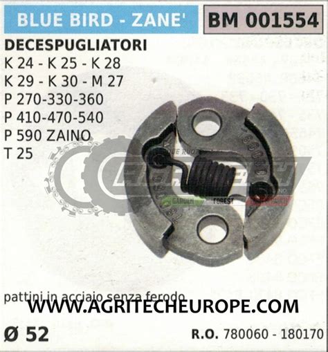 frizione decespugliatore Blue Bird Zane