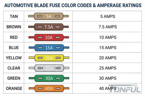 Fusibili auto colori e amperaggio