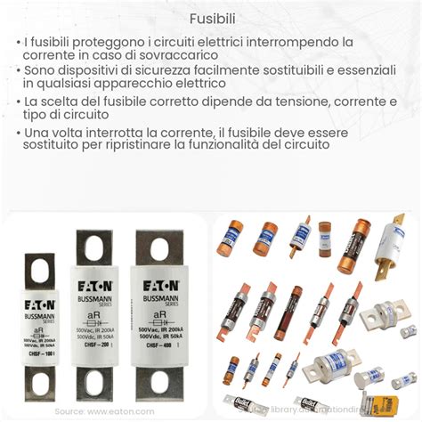 Fusibili bruciati tipi di danno