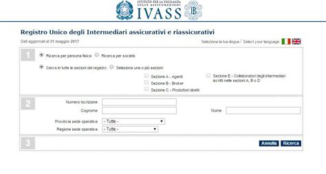 Registro Unico degli Intermediari (RUI) IVASS