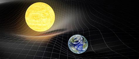 Diagramma che illustra la curvatura dello spaziotempo causata da una massa