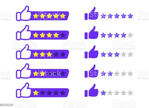 Icone di feedback degli utenti: stelle e commenti