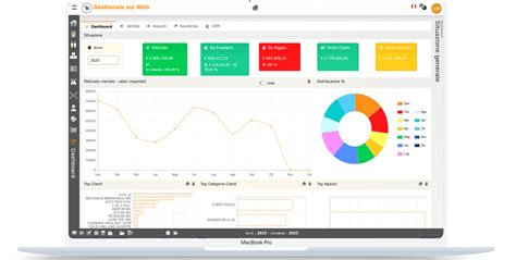 Interfaccia software gestionale Evoludy