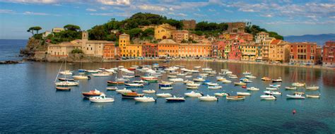 Mappa della provincia di Genova con evidenziate Sestri Levante, Chiavari, Lavagna, Rapallo e Recco