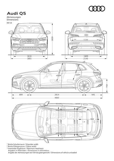 Audi Q5 bagagliaio con sedili abbassati