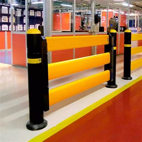 Barriera antiurto in ambiente industriale