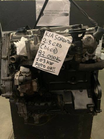 Dettaglio motore Kia Sorento