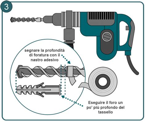 Schema che illustra il processo di foratura e installazione di un ingrassatore su una testina di sterzo
