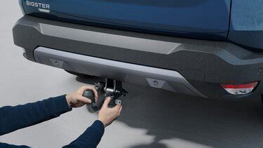 Dacia Bigster con gancio di traino installato