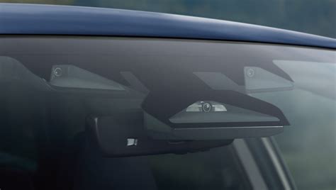 Subaru Eyesight cameras behind windshield