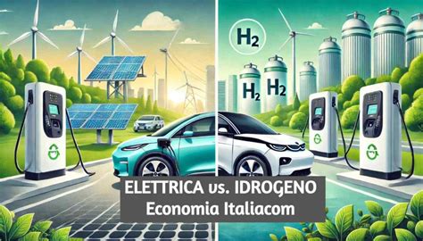 Grafico comparativo autonomia e tempi di rifornimento auto idrogeno vs elettriche