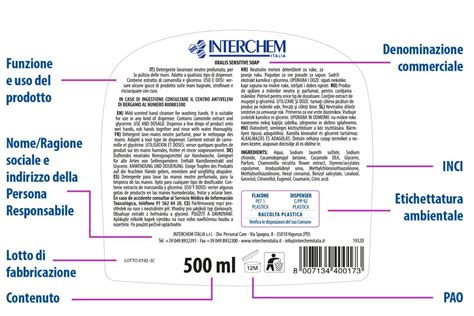 Esempio di etichetta su un cerchio con le sue specifiche tecniche