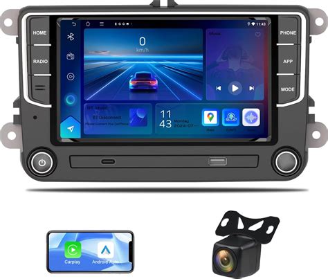 Interno auto Volkswagen con autoradio 2 DIN Android installata