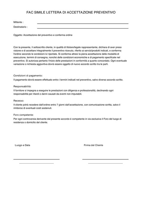 Documento di accettazione con firma, penna e calcolatrice, a simboleggiare il contratto e il preventivo