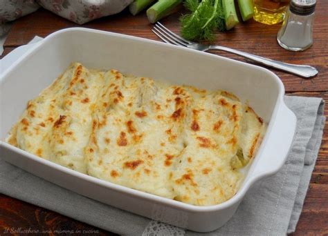 Pirofila di finocchi gratinati con besciamella