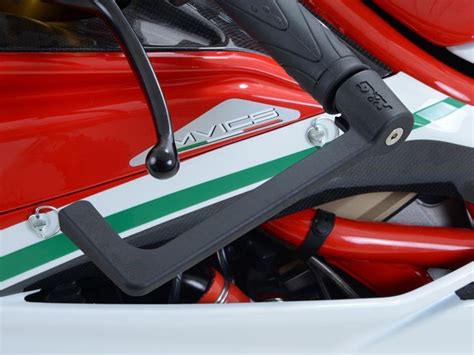 Protezione leva moto in pista