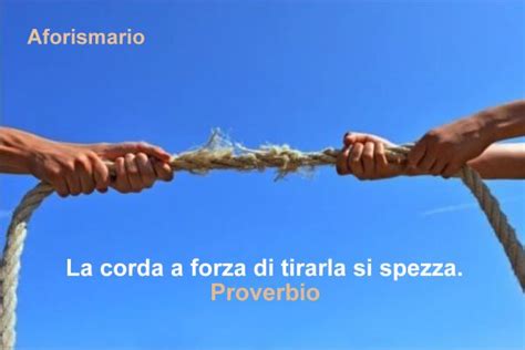 Tirare troppo la corda: metafora di esaurimento