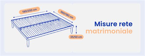 Schema dimensioni letto a pettine