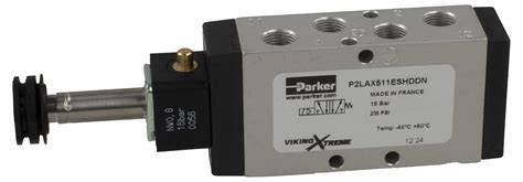 Elettrovalvola pneumatica Parker Viking Xtreme compatta