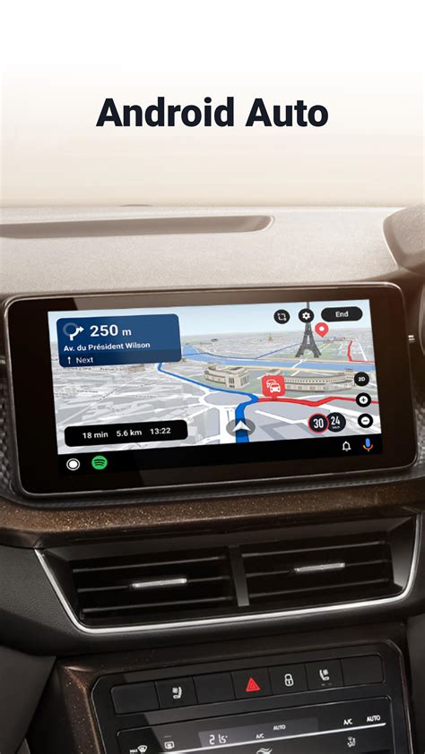 Schermata di un navigatore GPS Volkswagen con interfaccia utente personalizzata