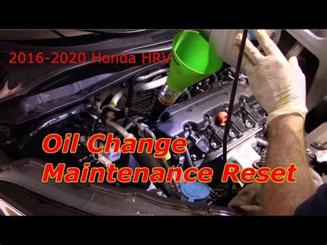 Motore Honda HR-V in fase di manutenzione