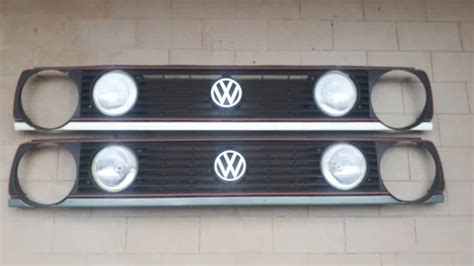 Dettaglio griglia anteriore Volkswagen Golf GTI Mk2