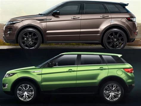 Confronto fotografico tra Landwind X7 e Range Rover Evoque