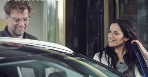 Jürgen Klopp e Bettina Zimmermann in uno spot Opel