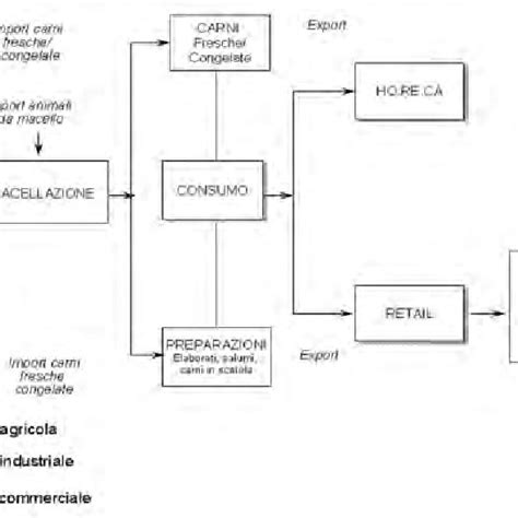 Schema della filiera automobilistica