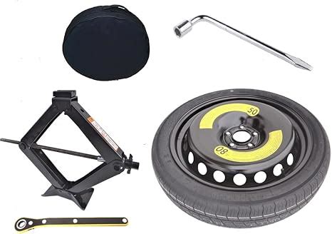 Nissan Qashqai con ruotino di scorta e kit di attrezzi
