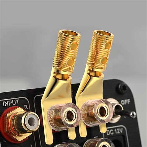 Connettori placcati oro 24 carati