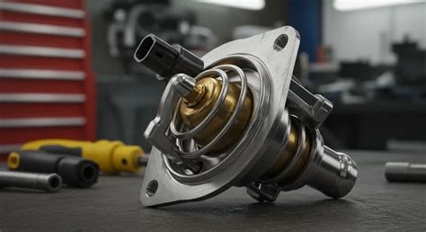 Dettaglio del termostato automobilistico