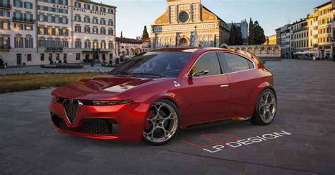 Render di una futura Alfa Romeo Giulietta ispirata alla Tonale