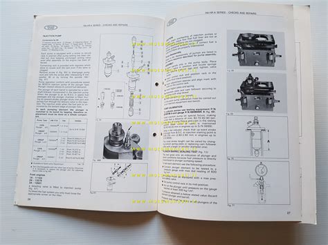 Manuale d'officina per la riparazione di pompe diesel
