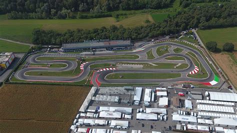 Vista aerea del circuito South Garda Karting