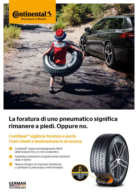 Illustrazione del funzionamento della tecnologia ContiSeal
