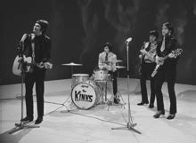 The Kinks performing live in the 1960s
