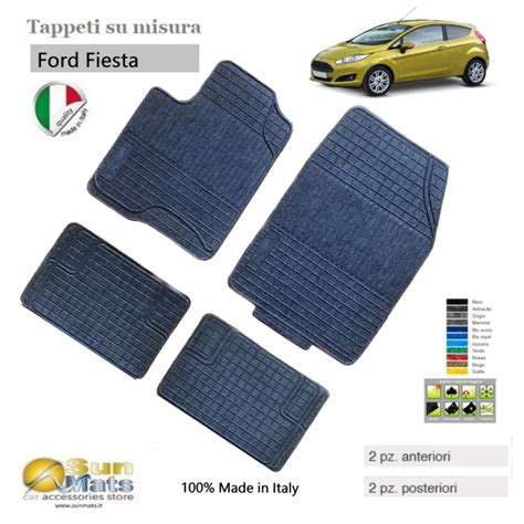 Esempio di tappetino Ford Fiesta su misura