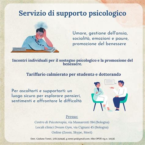 Supporto psicologico per studenti