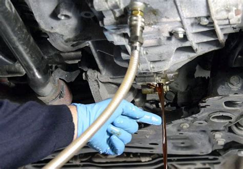 Schema di un tappo di scarico olio cambio automatico con tubicino di livello