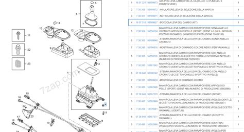 Schema di montaggio delle boccole del selettore marce Toyota