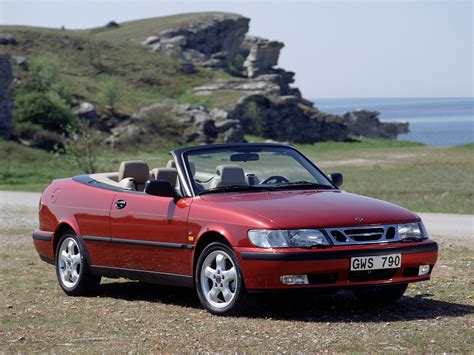 Saab 9-3 Cabrio in primo piano