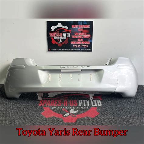 Toyota Yaris rear bumper diagram