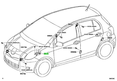 Toyota Yaris parts catalogue